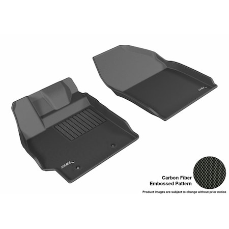 U-Ace 3D Maxpider Front Row Custom Fit Kagu Black Floor Mat for 2013-2015 Scion XB Models L1SC00511509